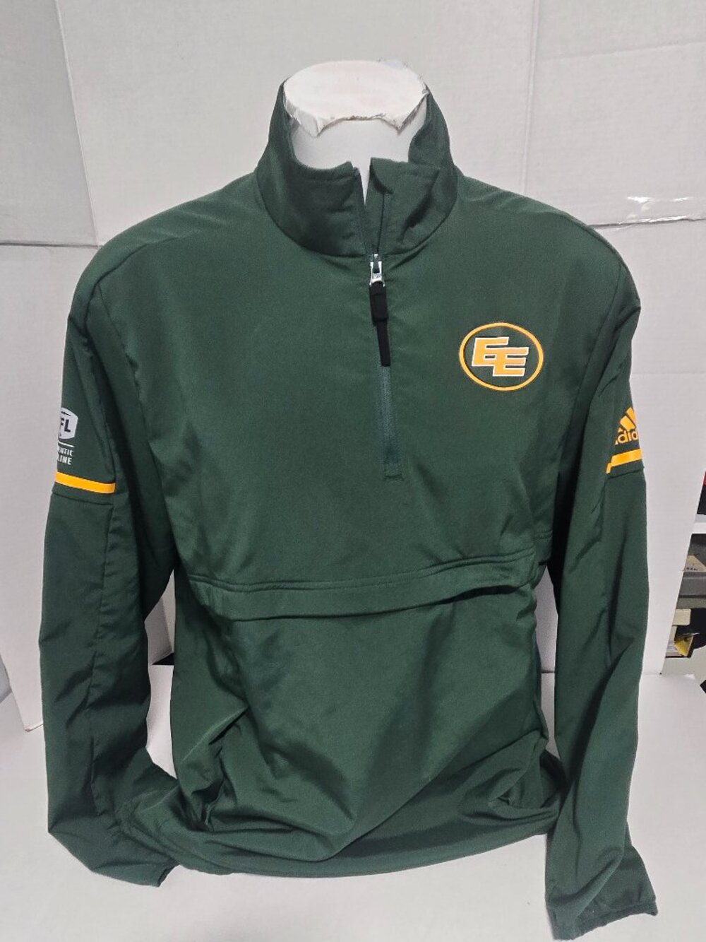 Adidas Edmonton Eskimos CFL Authentic Sideline Jacket Men’s L